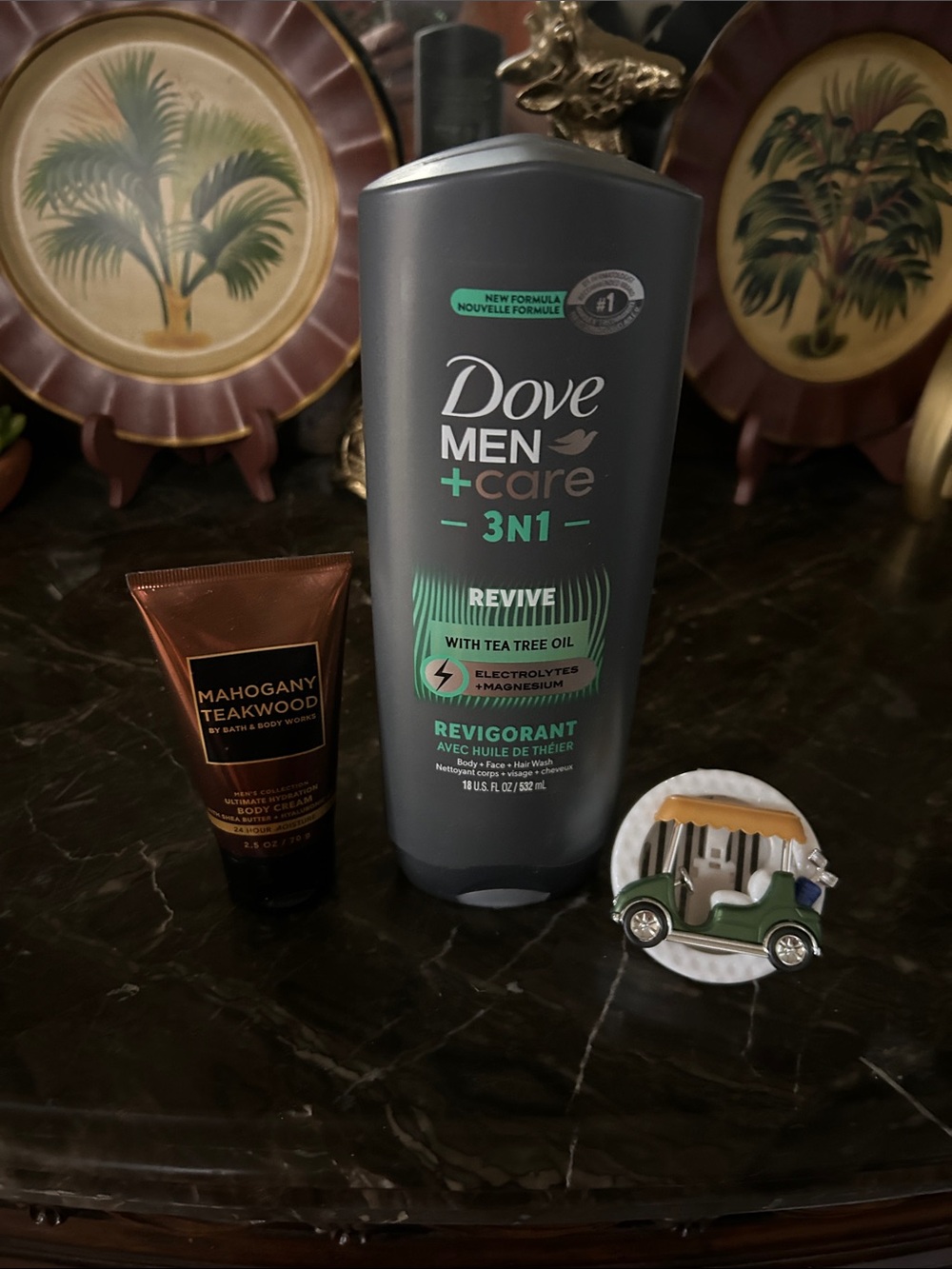 Dove Men+Care Revive 3-in-1 , B&B teakwood, body cream, men’s care Pack—